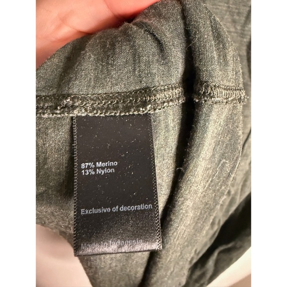 PROOF Mens Crew Neck Short Sleeve T Shirt Green Heather Size Medium - Picture 4 of 4